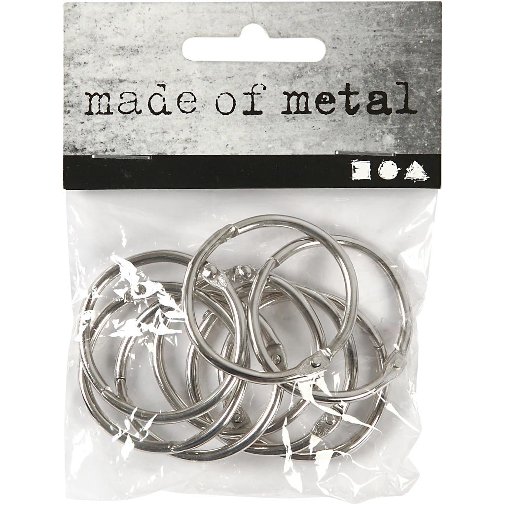 Bokring, Dia. 32 mm, tjocklek 2,7 mm, 8 st./ 1 förp. [HOB-51242]