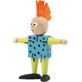 Elastiska figurer, H: 8 cm, 5 st./ 1 förp. [HOB-512911]