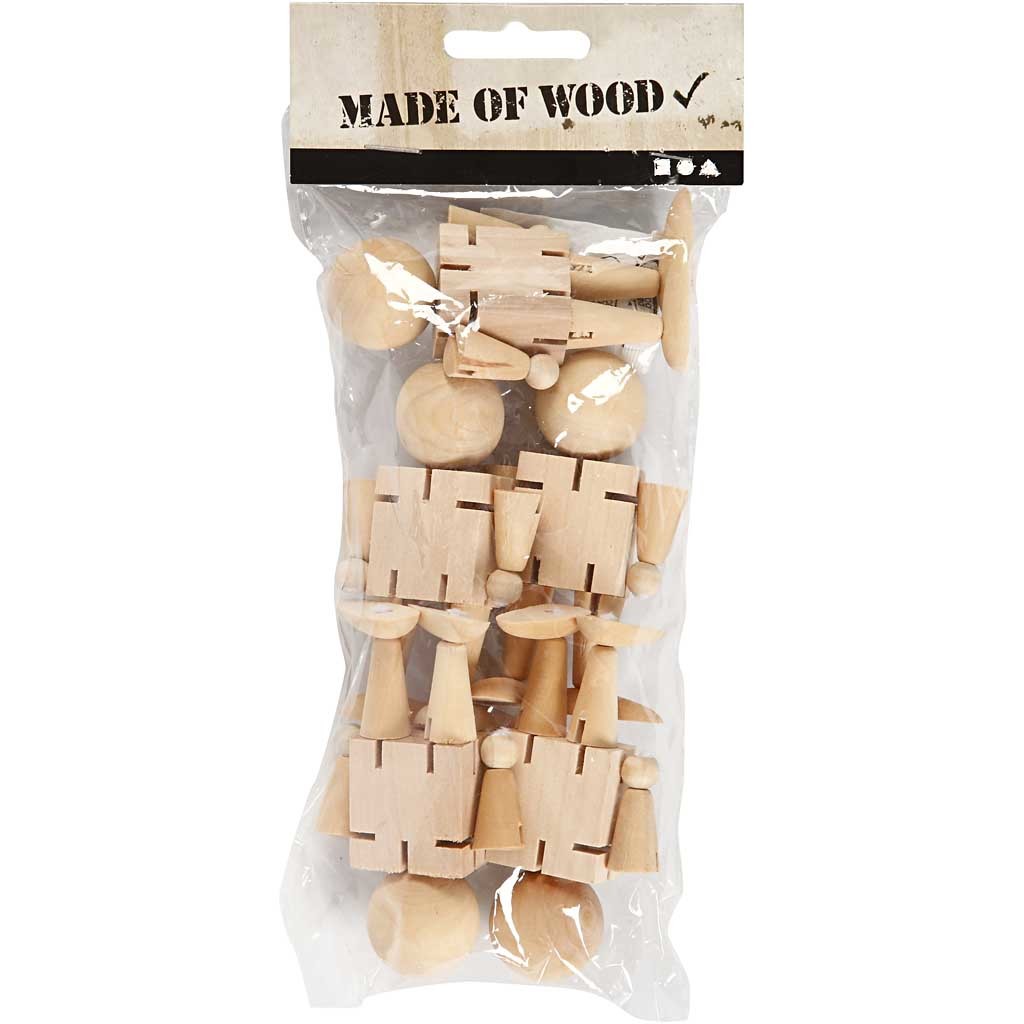 Elastiska figurer, H: 8 cm, 5 st./ 1 förp. [HOB-512911]