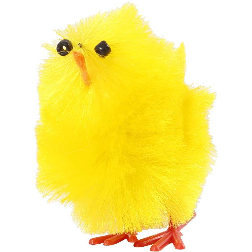 Easter Chicks, yellow, H: 30 mm, 12 pc/ 1 pack [HOB51653]