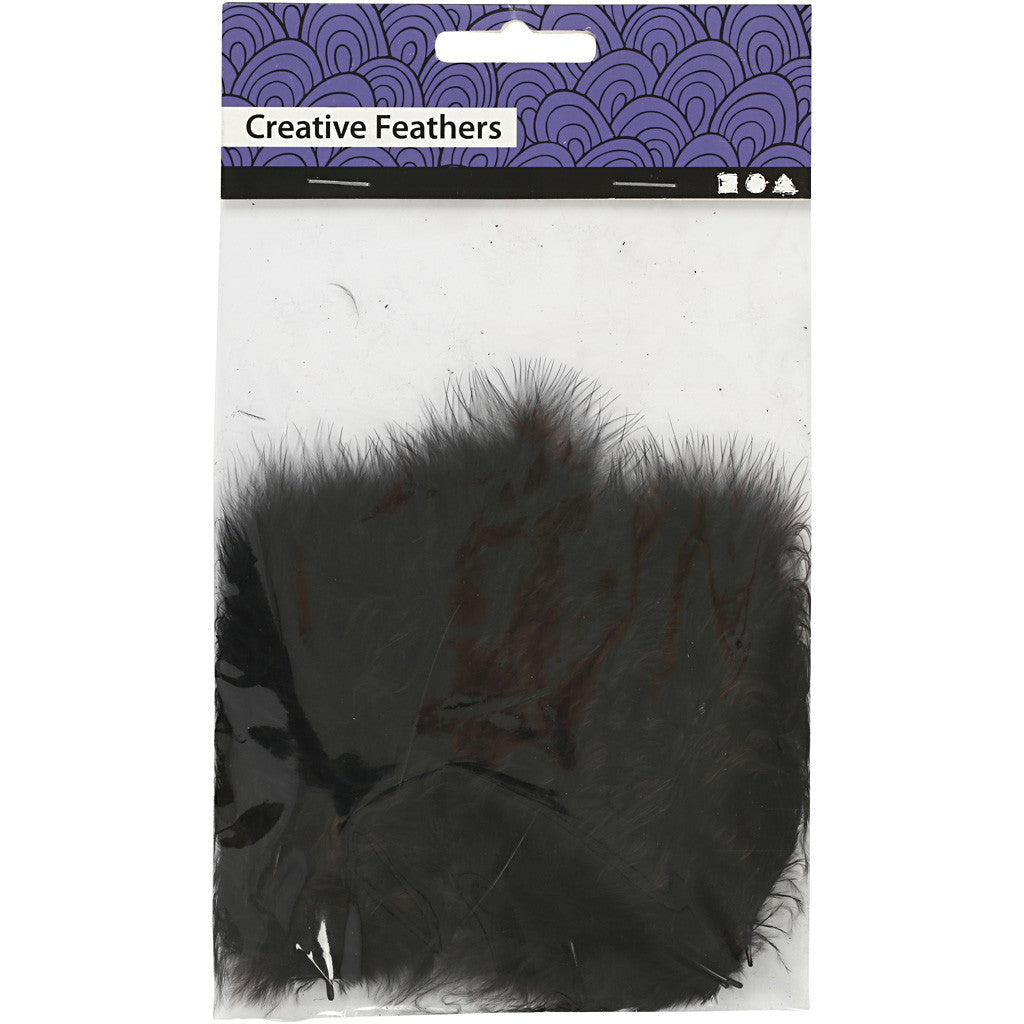 Dun, stl. 5-12 cm, svart, 15 st./ 1 förp. [HOB-51700]