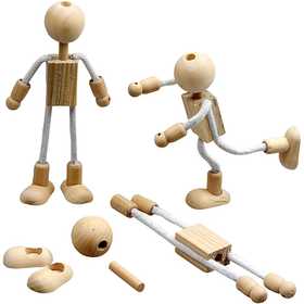 Flexi-figurer, H: 12 cm, 4 set/ 1 förp. [HOB-517760]