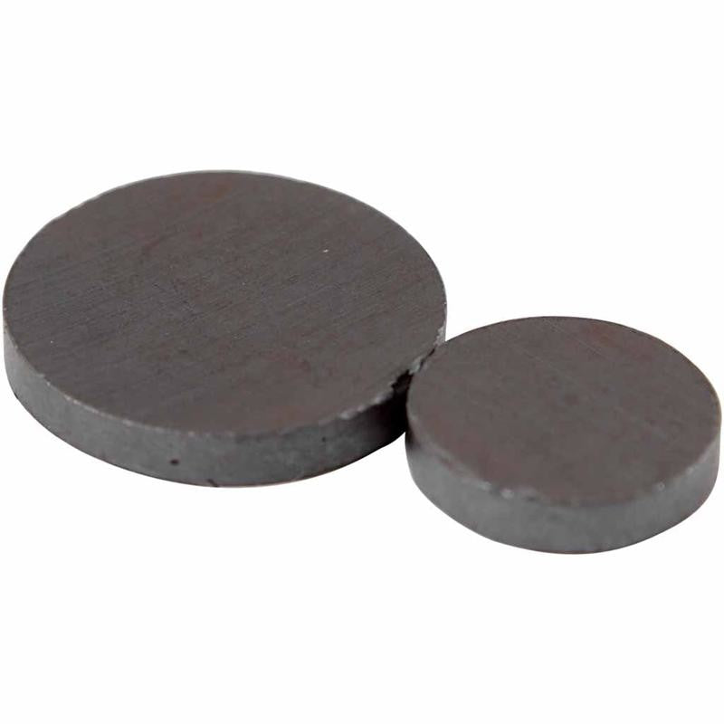Magnet, Dia. 14+20 mm, tjocklek 3 mm, 2x250st./ 1 förp. [HOB-51789]