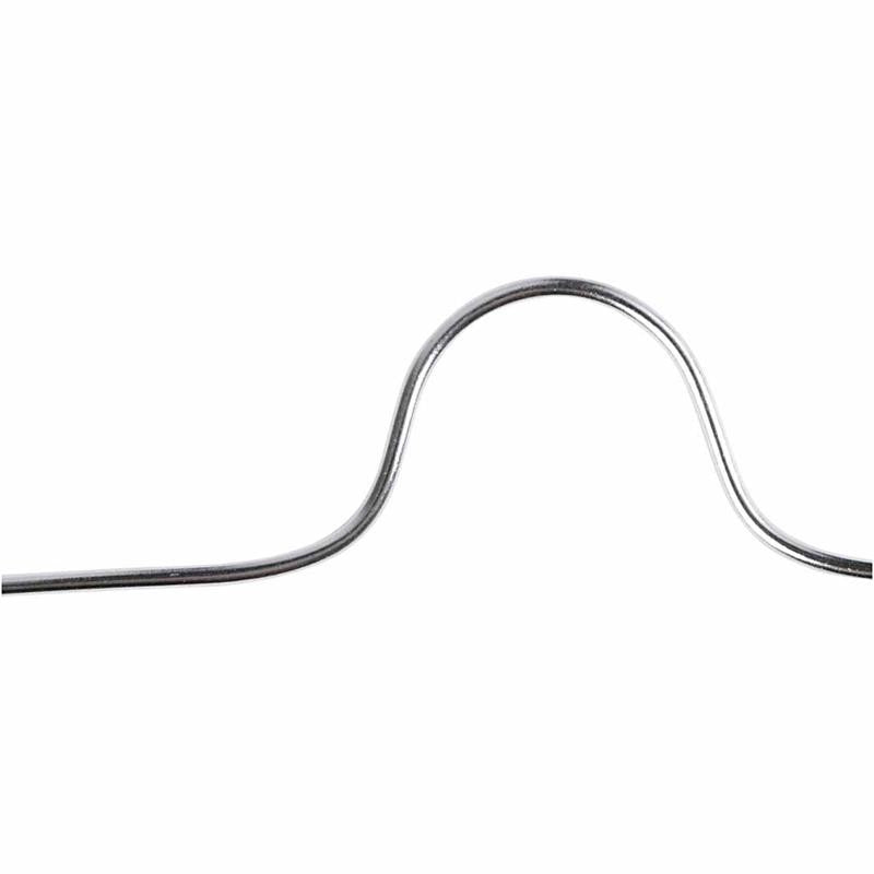 Aluminiumtråd, Rund, tjocklek 1 mm, silver, 16 m/ 1 rl. [HOB-518315]