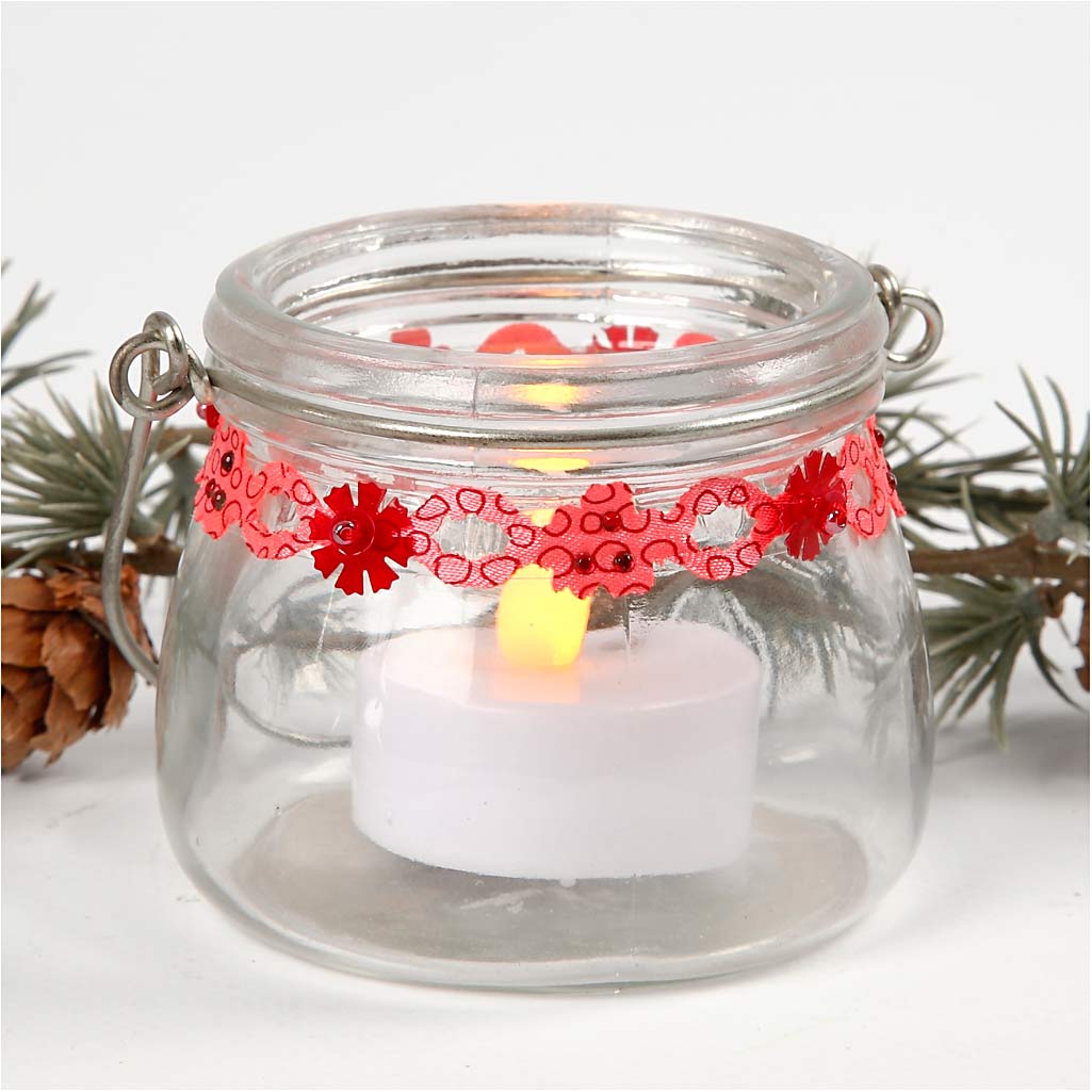 Dekorationsband, B: 10 mm, 30x20 cm/ 1 förp. [HOB-52091]