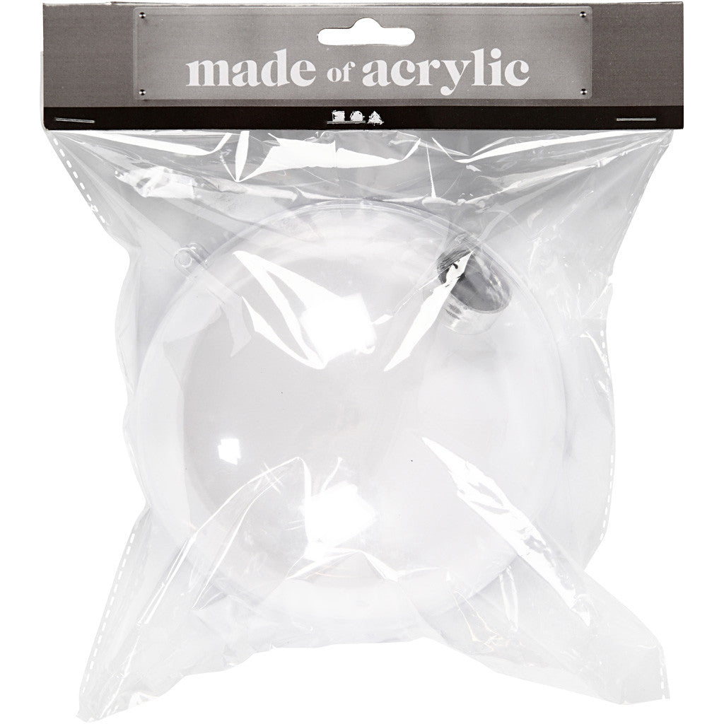 Deko-kula, Dia. 13,6 cm, transparent, 1 st. [HOB-52118]