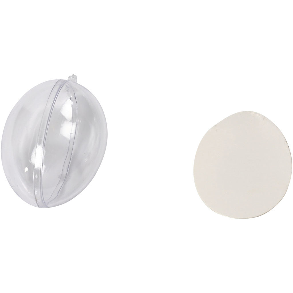 Deko-ägg, H: 6,3 cm, 5 set/ 1 förp. [HOB-52145]