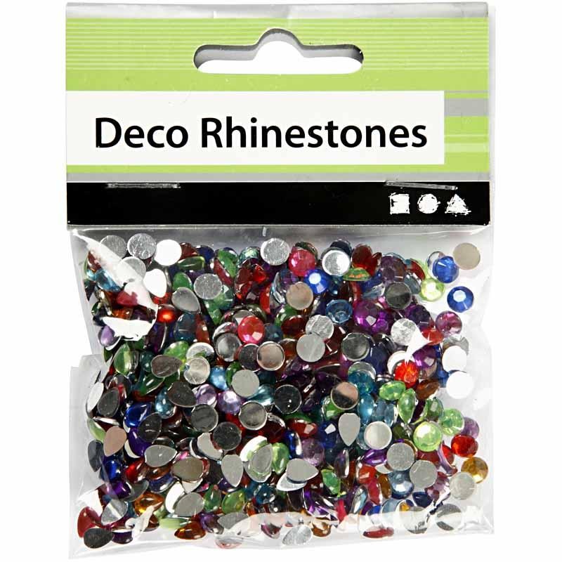 Rhinestones, stl. 5 mm, 15 g/ 1 förp. [HOB-522861]