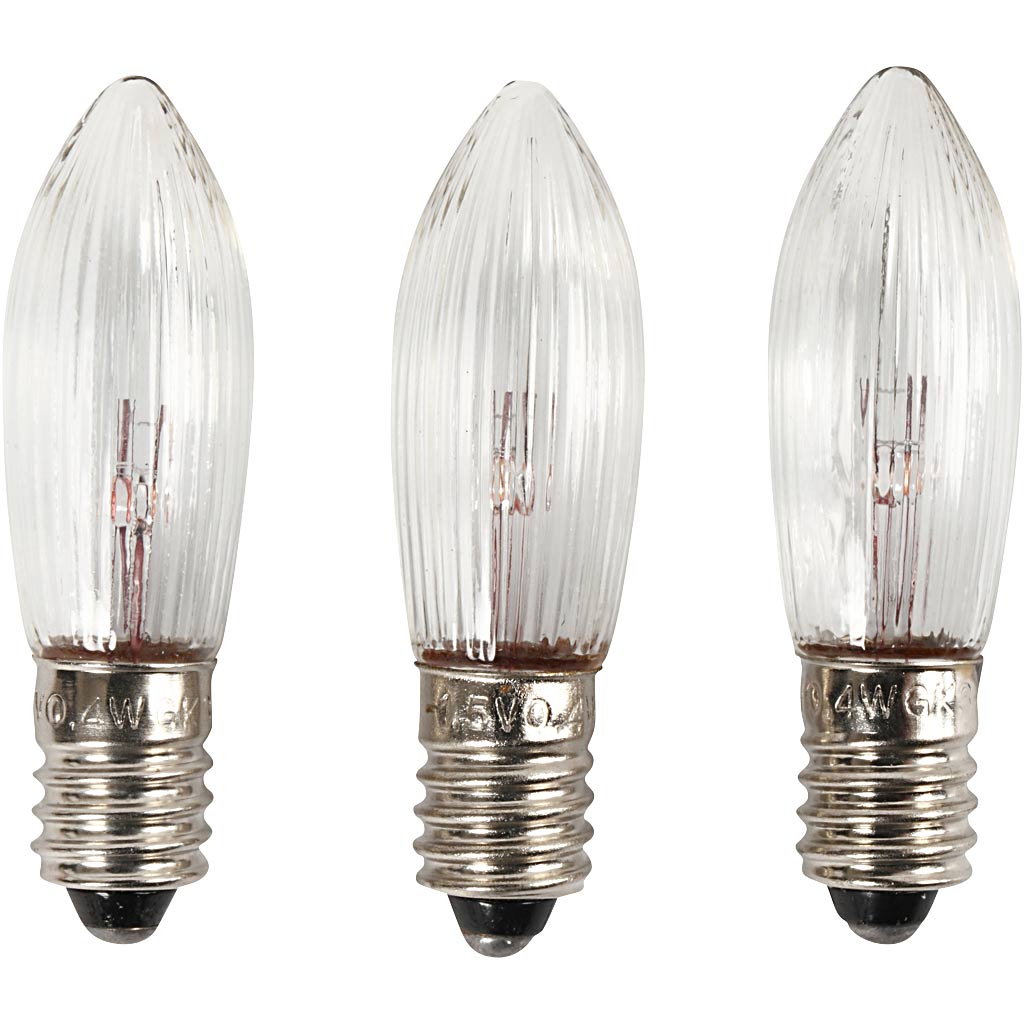 LED bulbs, H: 45 mm, dia. 15 mm