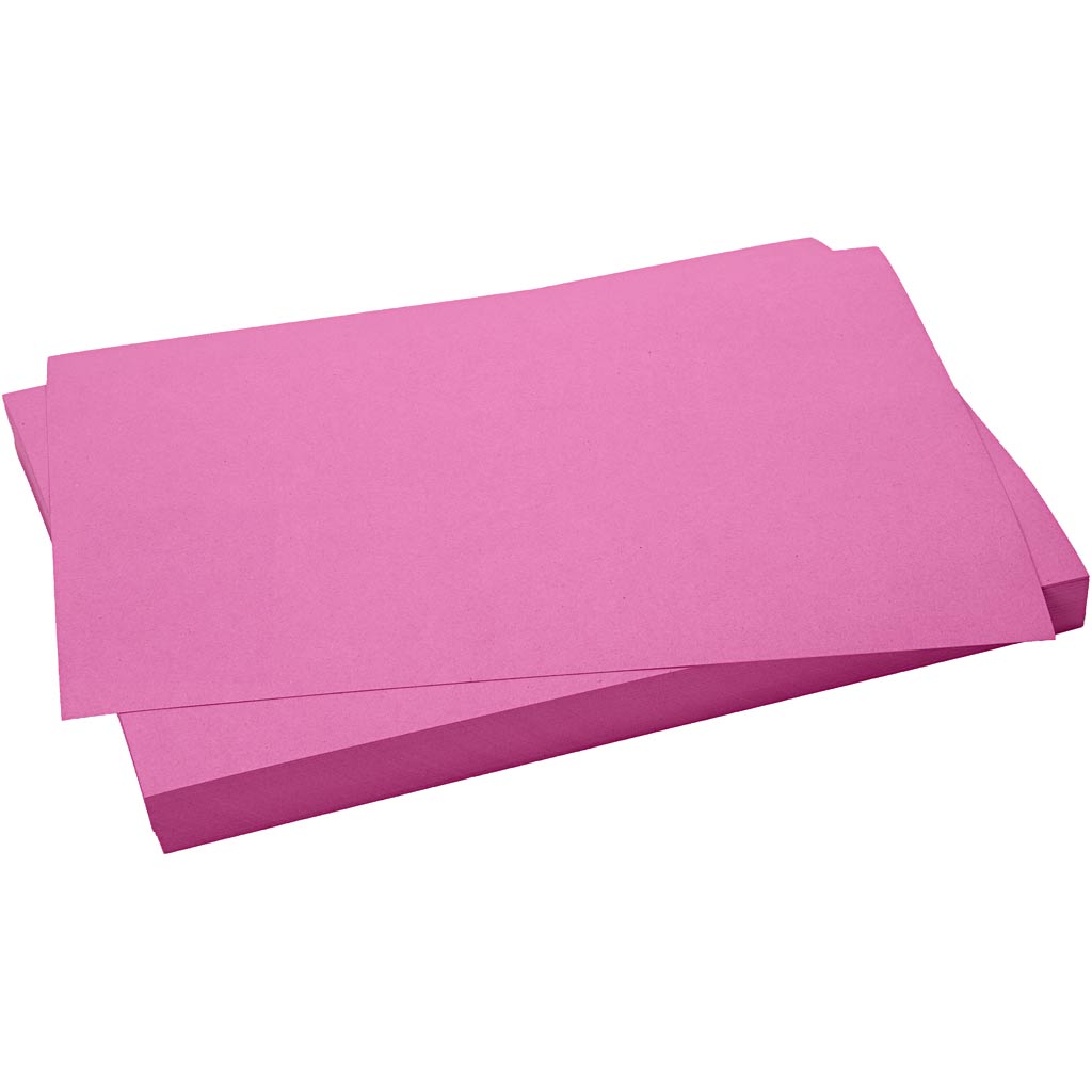 Card, sheet 50x70 cm, size 50x70 cm, 270 g, light pink, 100 sheet