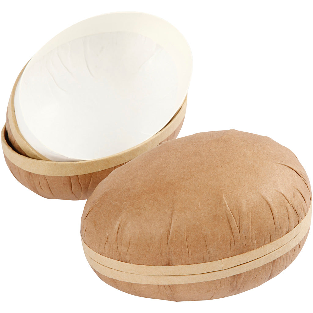 Tvådelade ägg, L: 12 cm, 2 st./ 1 förp. [HOB-54175]
