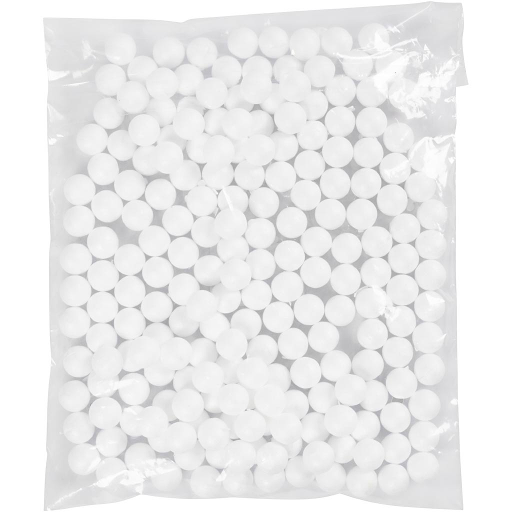 Kulor, Dia. 1,5 cm, vit, 200 st./ 1 förp. [HOB-542990]