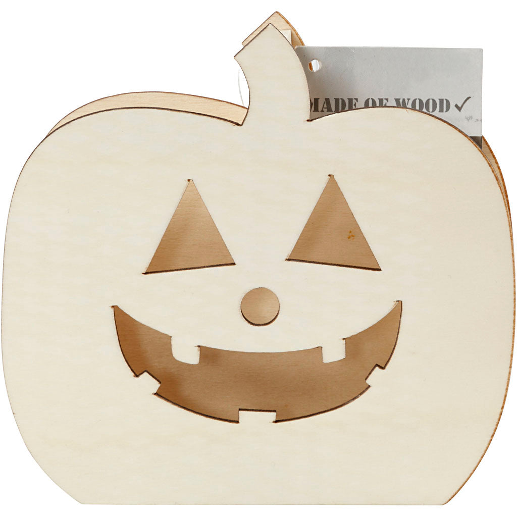 Halloweenfigur, Pumpahuvud, H: 13 cm, D: 3 cm, B: 13,5 cm, 1 st. [HOB-54416]