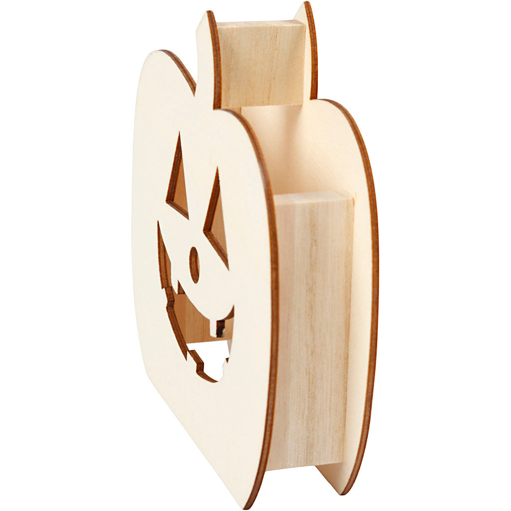Halloweenfigur, Pumpahuvud, H: 13 cm, D: 3 cm, B: 13,5 cm, 1 st. [HOB-54416]