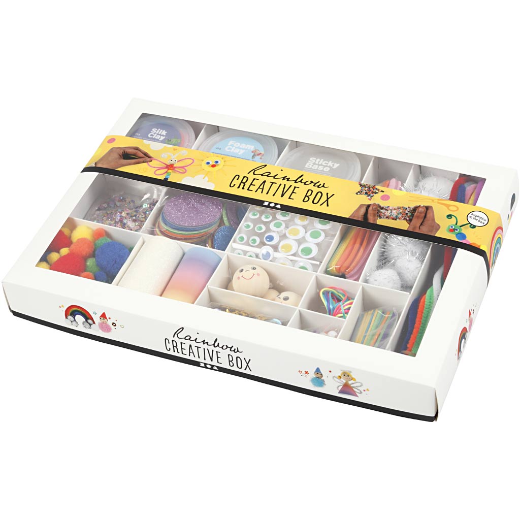 Kreativ Ask, Regnbåge, 1 set [HOB-54461]