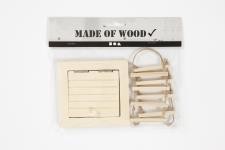 Vindslucka och repstege, stl. 9-20 cm, 1 set [HOB-55977]