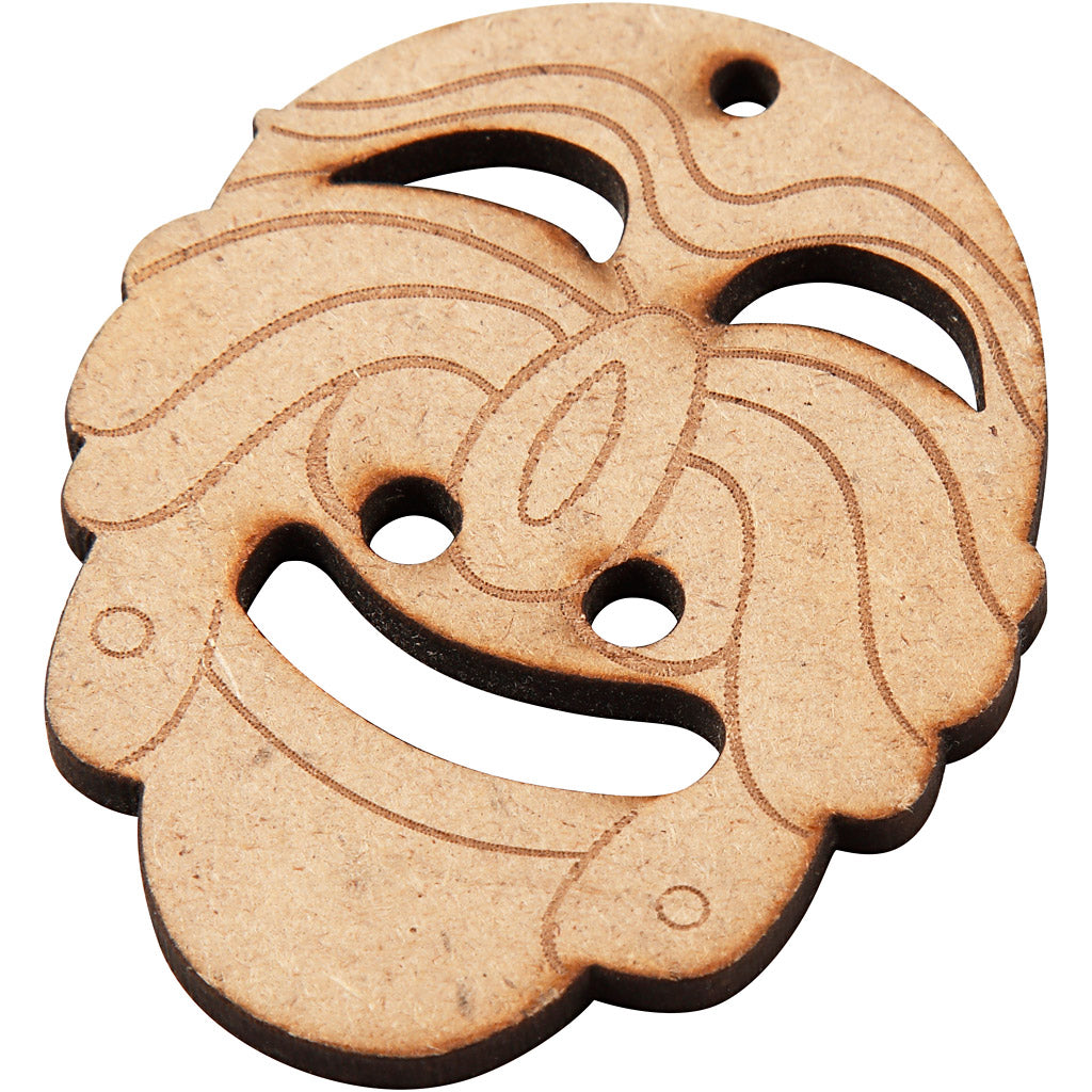 Masker att hänga upp, stl. 5,5-7 cm, tjocklek 4 mm, 24 st./ 1 förp. [HOB-56143]