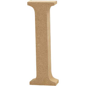 Bokstav, I, H: 13 cm, tjocklek 2 cm, 1 st. [HOB-56318]