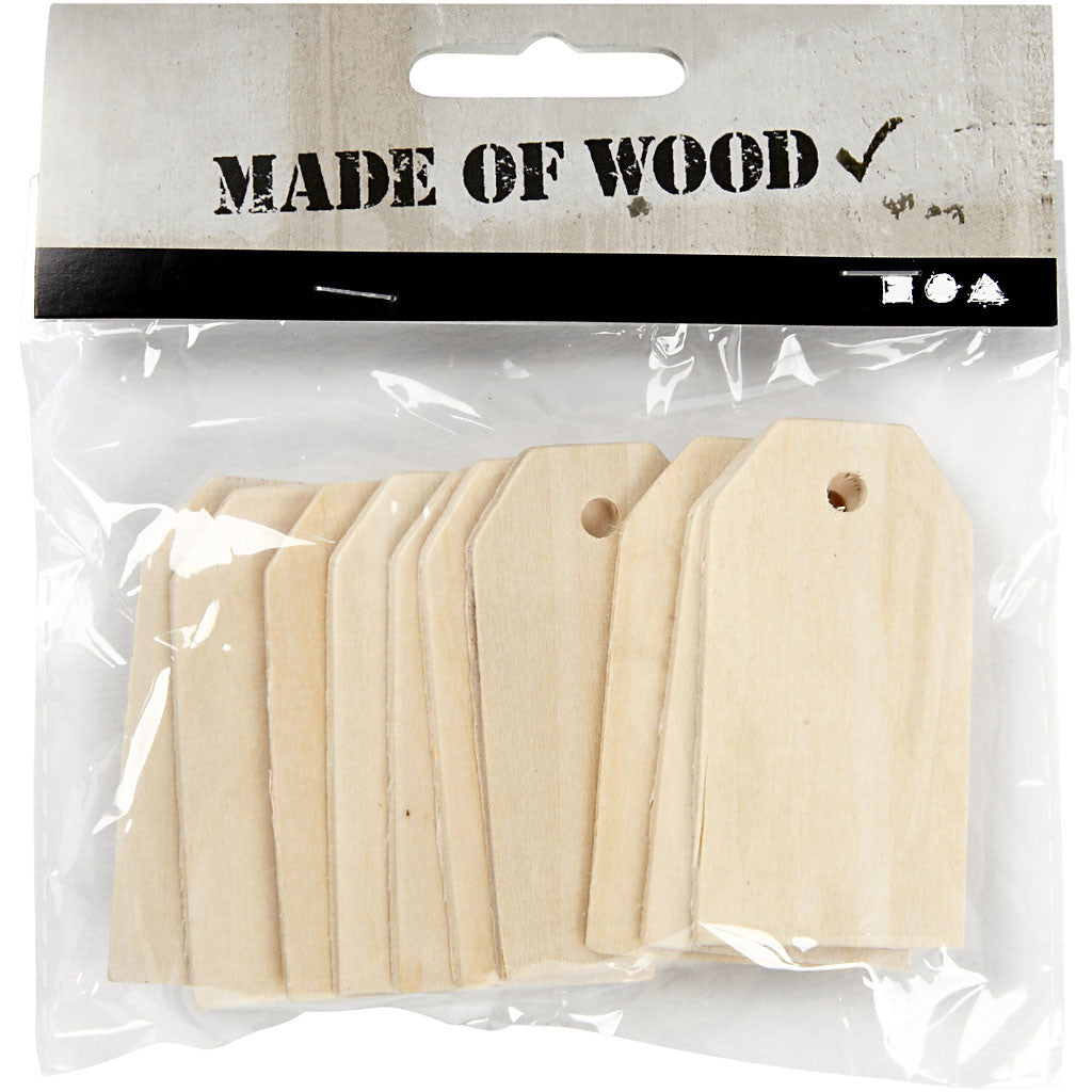 Manillamärken, stl. 30x60 mm, 10 st./ 1 förp. [HOB-564841]