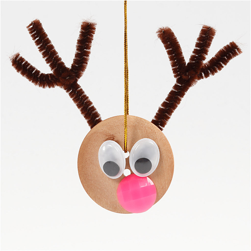 Träknappar, Dia. 35 mm, Hålstl. 2 mm, 4 hål, 10 st./ 1 förp. [HOB-56687]