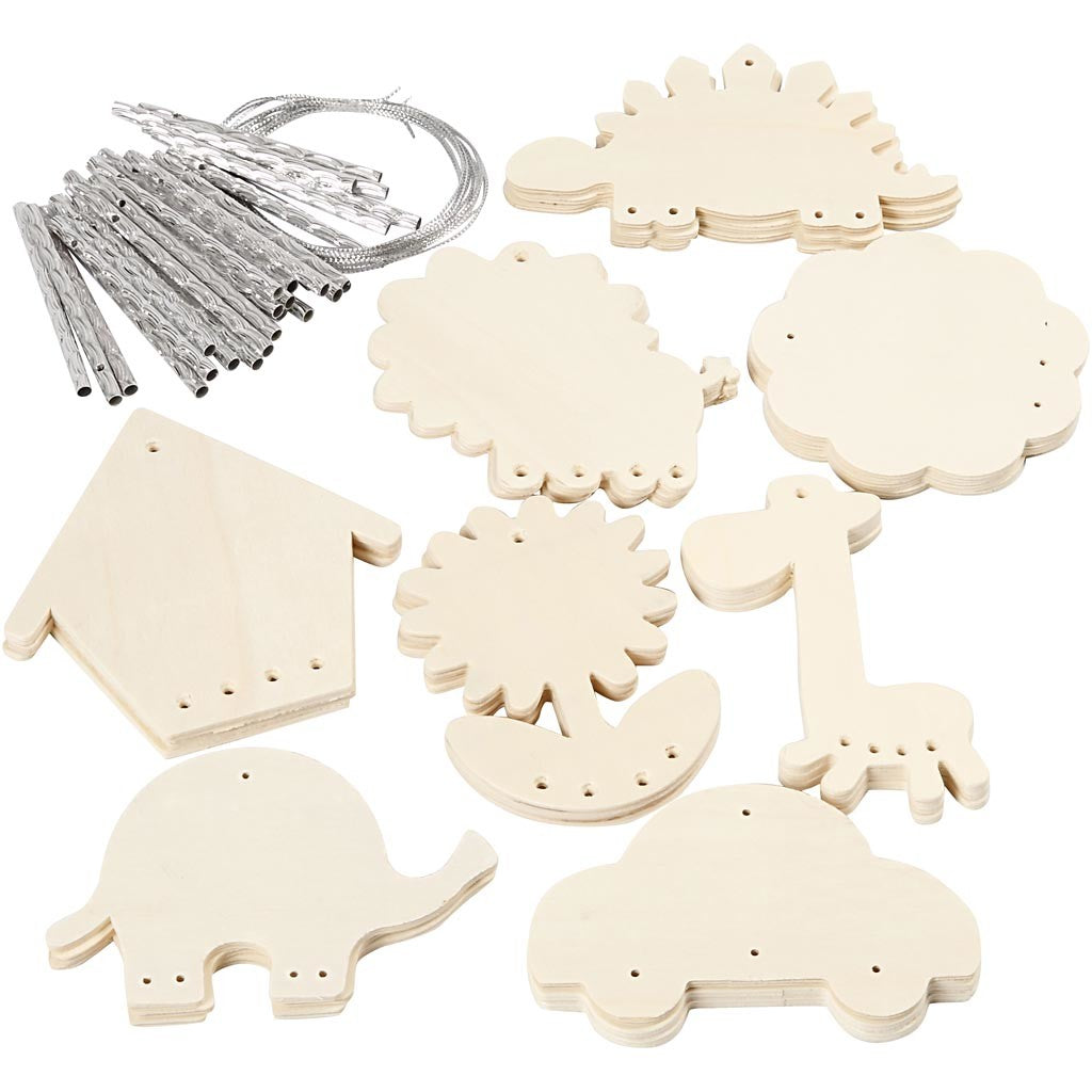 Vindspel, stl. 9-14 cm, tjocklek 2 mm, 24 st./ 1 förp. [HOB-56823]