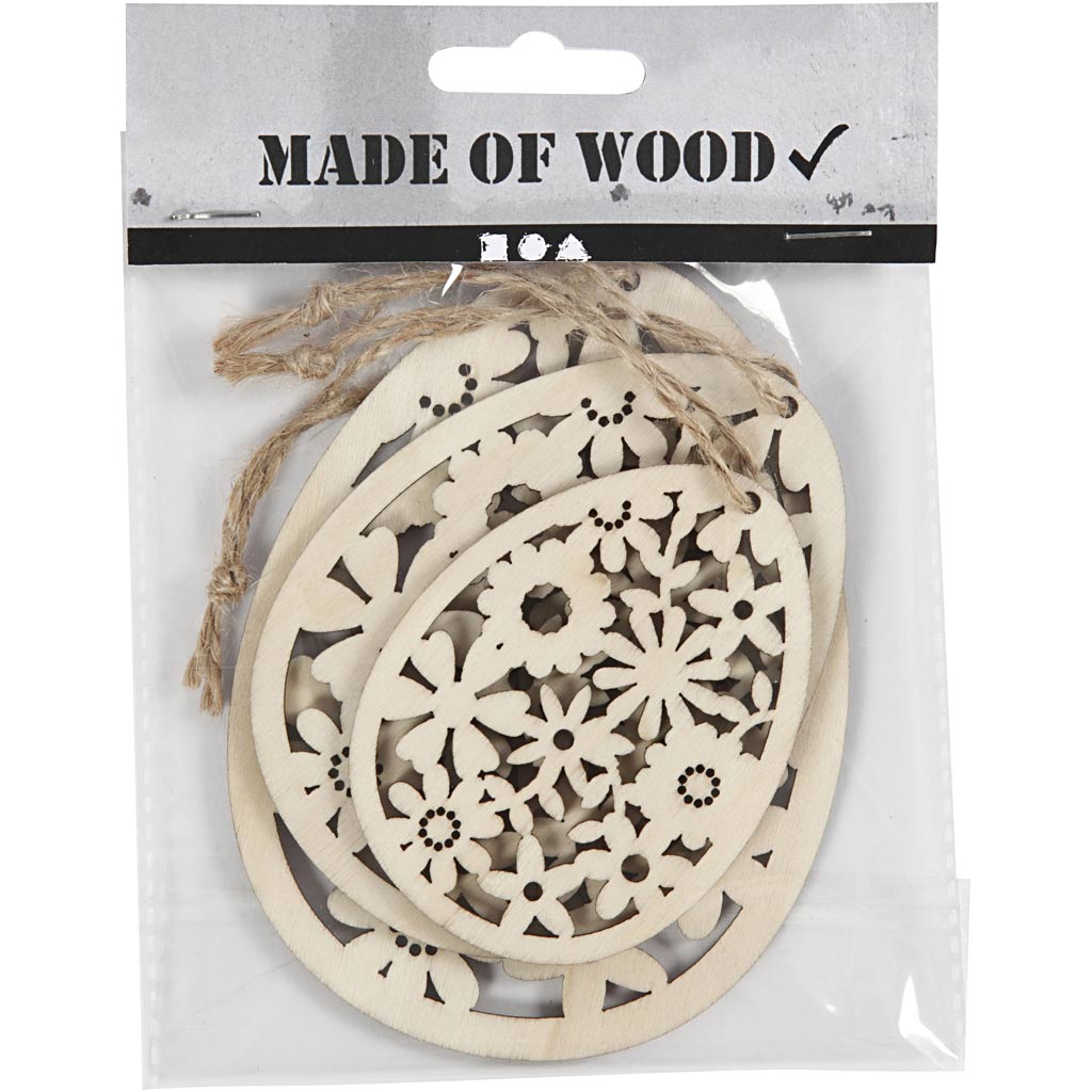 Ornament, H: 8+10+12 cm, B: 6+7,5+9 cm, tjocklek 3 mm, 3 st./ 1 förp. [HOB-56910]