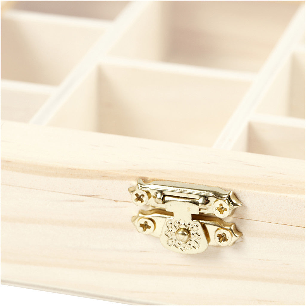 Ask med glaslock, stl. 15,5x20,5x3,5 cm, Hålstl. 4,3x6,6 cm, 1 st. [HOB-56930]