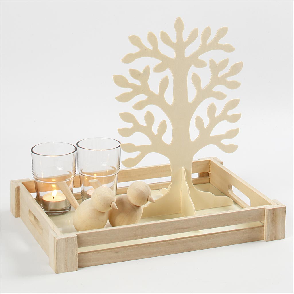 Träd, stl. 30x21,5 cm, tjocklek 2 mm, 10 st./ 1 förp. [HOB-57483]