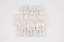 Handspegel, H: 13,9 cm, B: 9 cm, 20 st./ 1 förp. [HOB-579500]