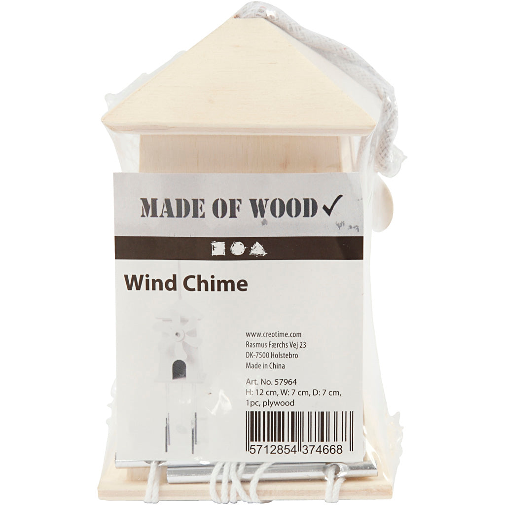 Vindspel, H: 12 cm, D: 7 cm, B: 7 cm, 1 st. [HOB-57964]