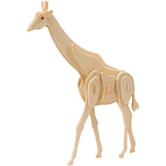 3D konstruktionsfigur, giraff, stl. 20x4,2x25 cm, 1 st. [HOB-580507]