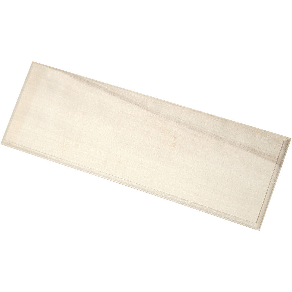 Träskylt, stl. 10x30 cm, tjocklek 1 cm, 1 st. [HOB-59224]