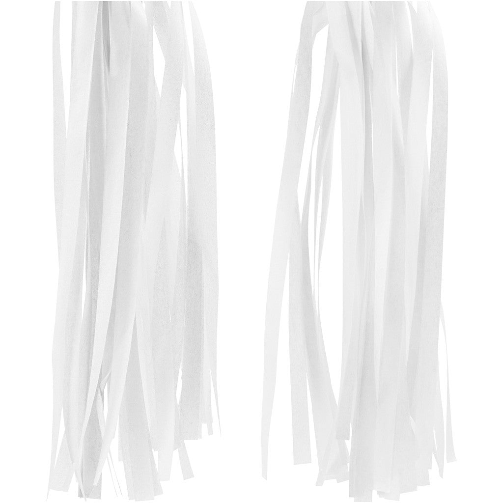 Tofs, stl. 12x35 cm, 14 g, vit, 12 st./ 1 förp. [HOB-599801]