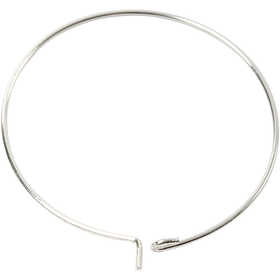 Kreoler, Dia. 30 mm, försilvrad, 6 st./ 1 förp. [HOB-60329]