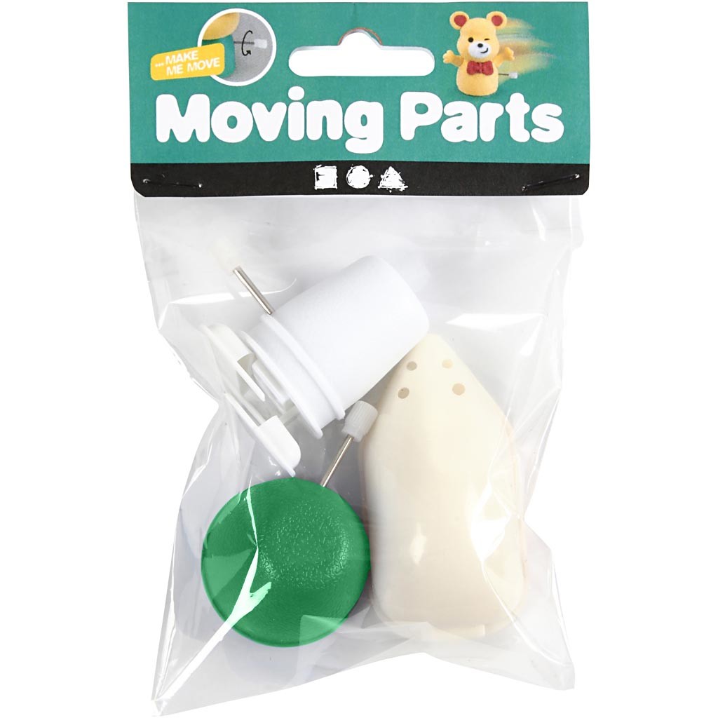 Mekaniska figurer, H: 30+35+45 mm, 3 st./ 1 förp. [HOB-608170]