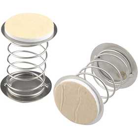 Fjädrar, H: 4,5 cm, Dia. 3,5 cm, 20 st./ 1 förp. [HOB-60818]