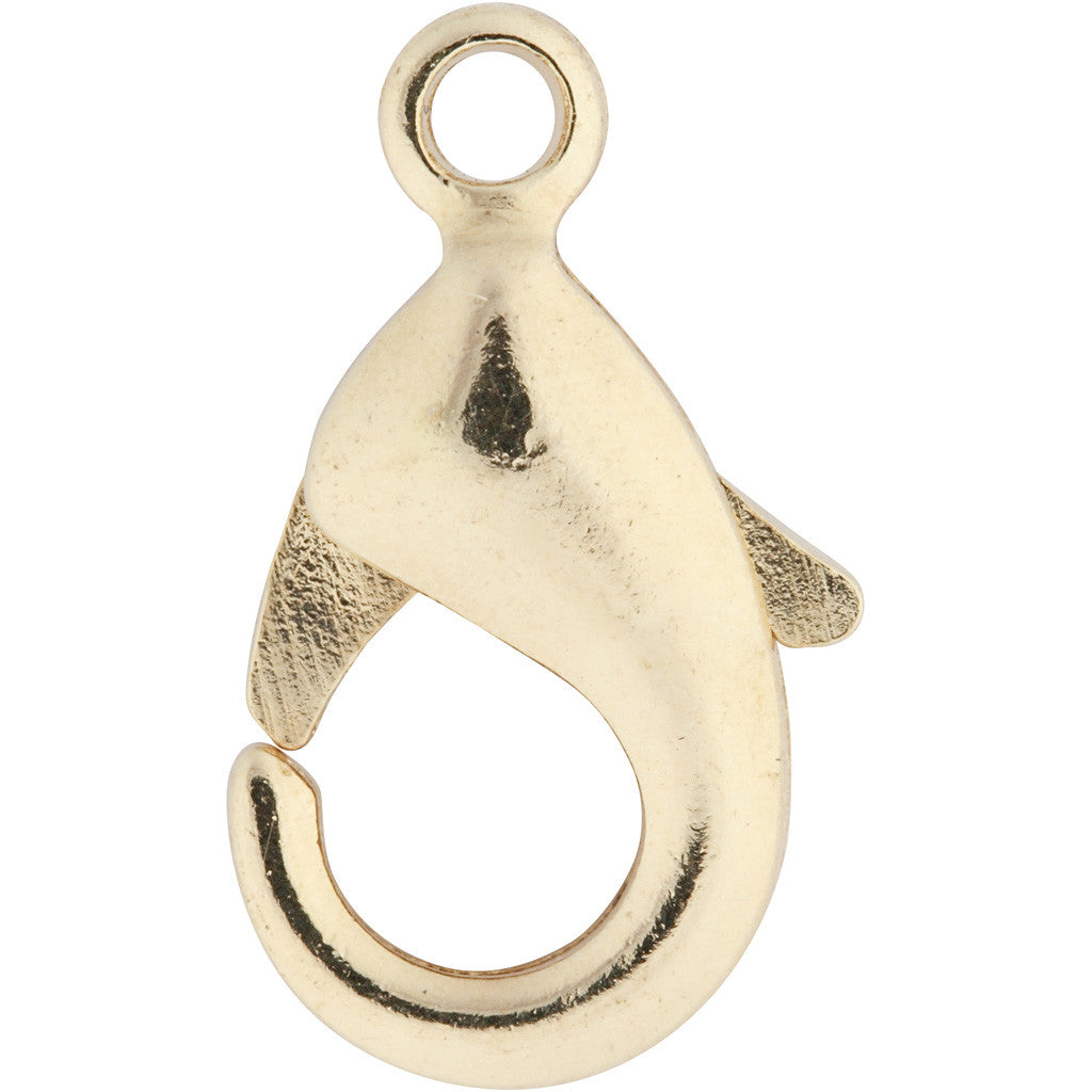 Karbinhake, L: 10,1 mm, förgylld, 5 st./ 1 förp. [HOB-61049]