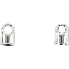 Avslutningshylsa, L: 7 mm, Dia. 4,5 mm, försilvrad, 8 st./ 1 förp. [HOB-613040]