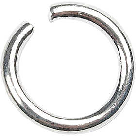 O-ring, stl. 7 mm, tjocklek 1 mm, försilvrad, 400 st./ 1 förp. [HOB-61378]