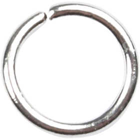 O-ring, stl. 5,4 mm, tjocklek 0,7 mm, försilvrad, 500 st./ 1 förp. [HOB-61379]