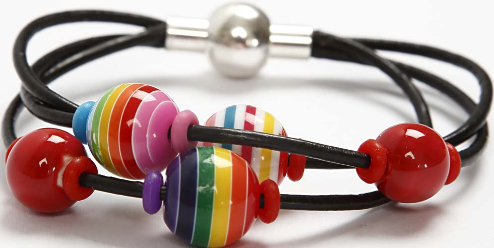 Stoppringar, mixade färger, 48 st./ 1 förp. [HOB-61574]