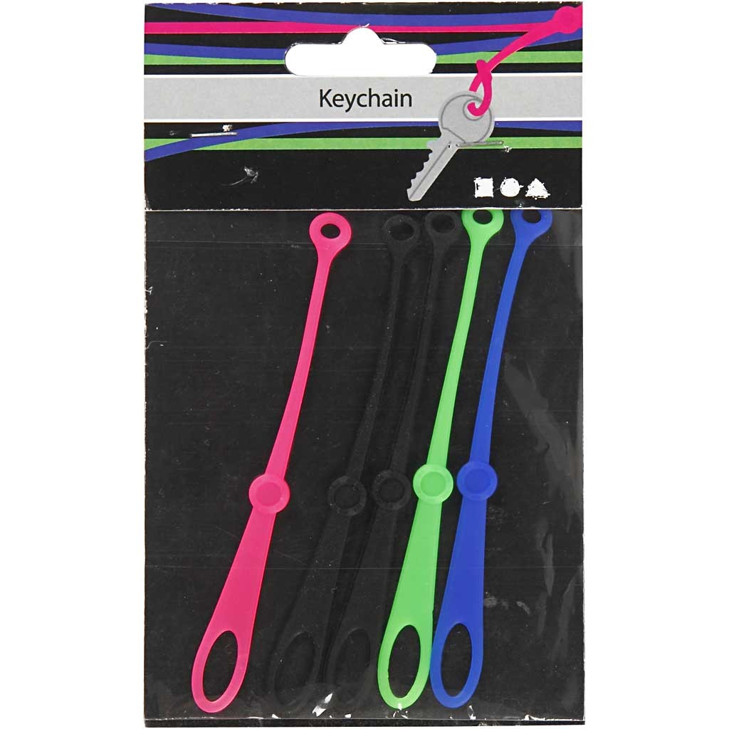 Nyckelband, L: 10,5 cm, B: 1 cm, 5 st./ 1 förp. [HOB-615870]