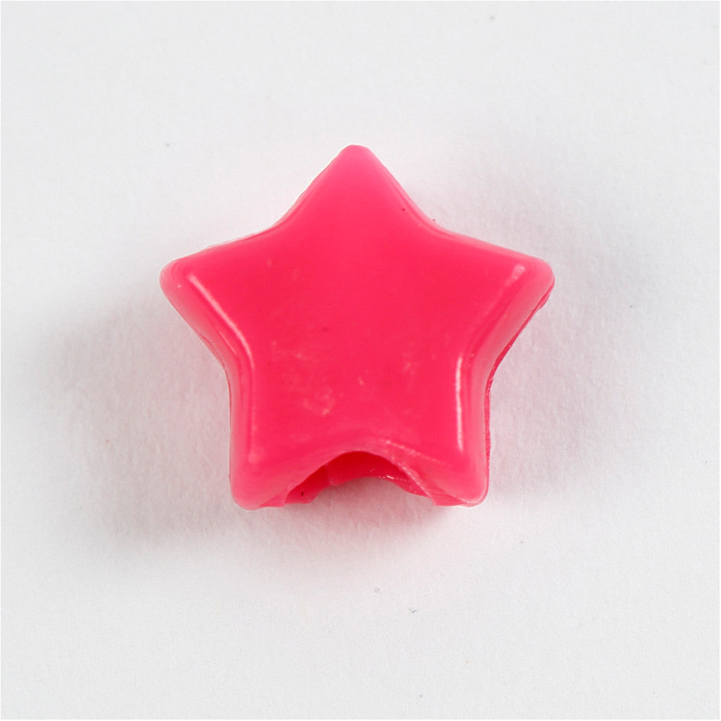 Figurpärlor, Dia. 10 mm, Hålstl. 3,5 mm, ca. 1530 st., mixade färger, 400 g, 700 ml/ 1 burk [HOB-61774]