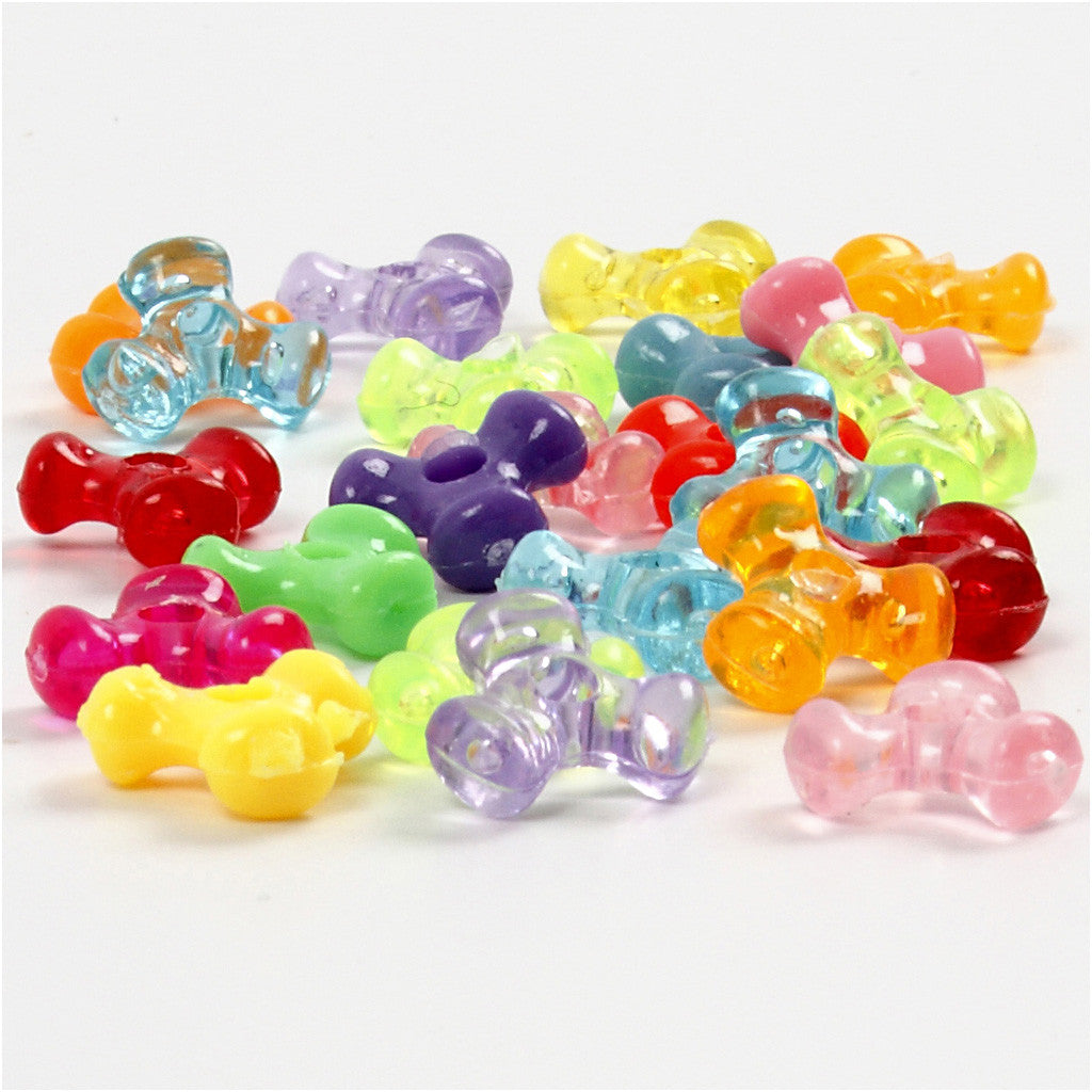 Snurrmix, Dia. 10 mm, Hålstl. 2 mm, ca. 200 st., 65 g, 125 ml/ 1 förp. [HOB-617760]
