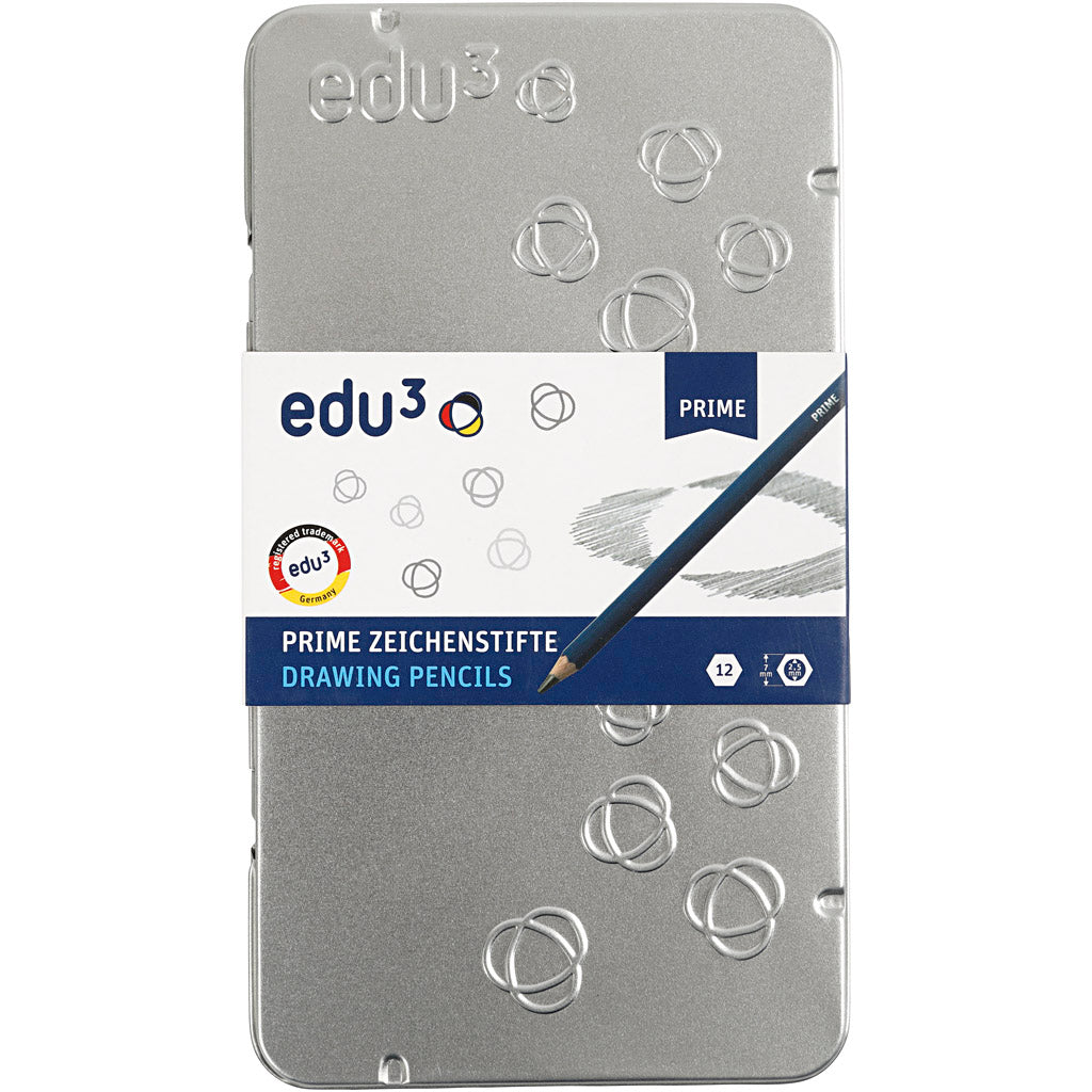 edu Tecknarblyerts, B,2B,4B,5B,6B,8B,9B,HB,H,2H,3H,4H, 12 st./ 1 förp. [HOB-620180]