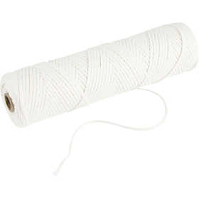 Veke, Lämplig för ljus stöpta i dopp (dia. 15–22 mm) och ljus stöpta i form (40–60 mm) , 100 g, 50 m/ 1 rl. [HOB-73318]