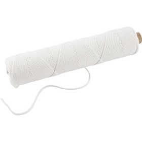 Veke, Lämpligt för ljus stöpta i dopp (dia. 22–30 mm) och ljus stöpta i form (dia. 60–80 mm) , 100 g, 50 m/ 1 rl. [HOB-73320]