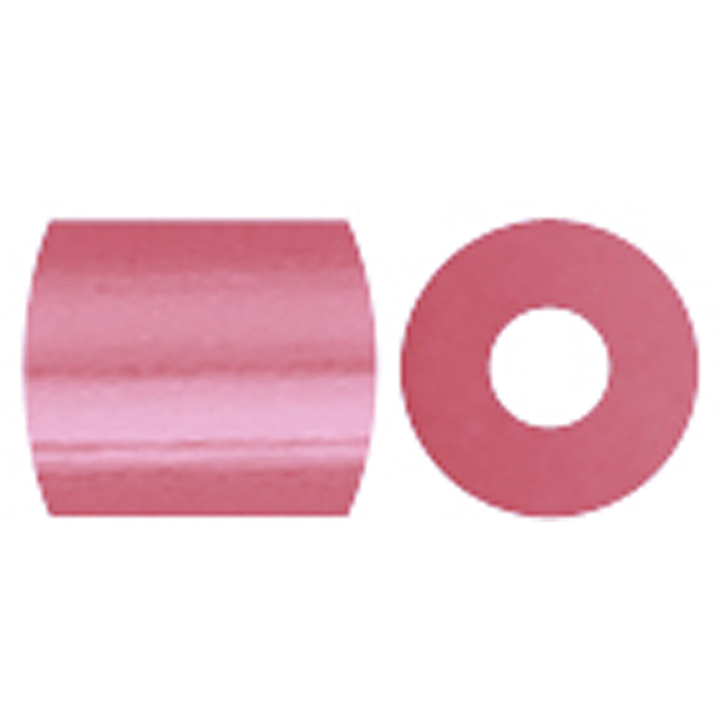 Rörpärlor, stl. 5x5 mm, Hålstl. 2,5 mm, medium, rosa pärlemor (32259), 6000 st./ 1 förp. [HOB-751261]