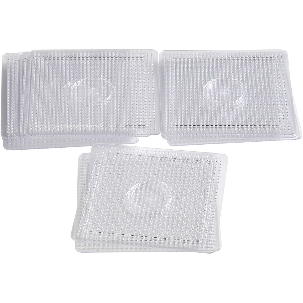 Pärlplattor, stor fyrkant, stl. 14,5x14,5 cm, medium, 10 st./ 1 förp. [HOB-753011]