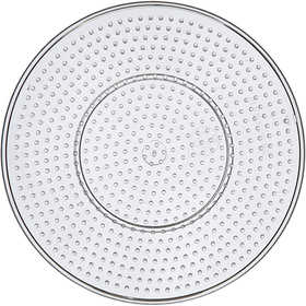 Pärlplattor, stor rund, Dia. 15 cm, medium, klar, 1 st. [HOB-753020]